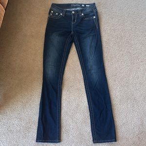 MISS ME Size 26 straight leg jeans